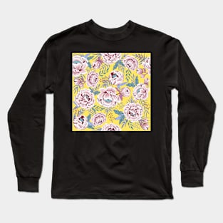 Vintage Peonies Long Sleeve T-Shirt